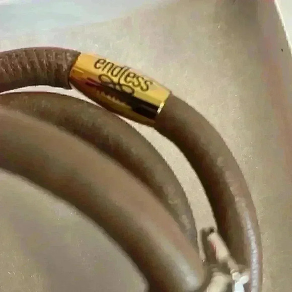 Endless Leather Bracelet with Charms - NWOT - Picture 6 of 7